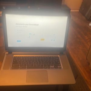 Acer laptop 15 screen chrome